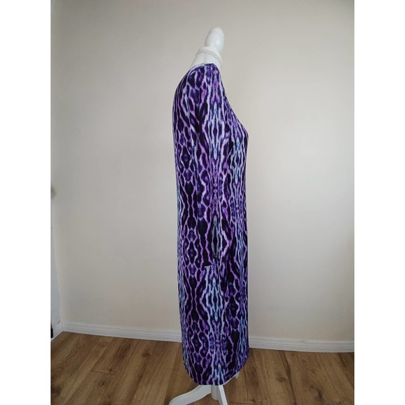 Purple Leopard Dress - Picture 2 of 5